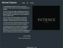 Tablet Screenshot of michelcleeren.com